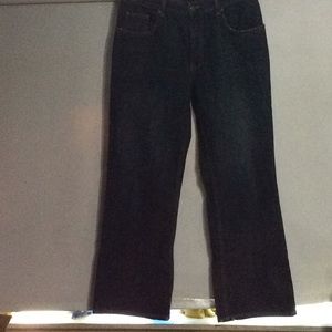 Duck head wide leg boot cut jeans  34x32 rise 10”.   M32